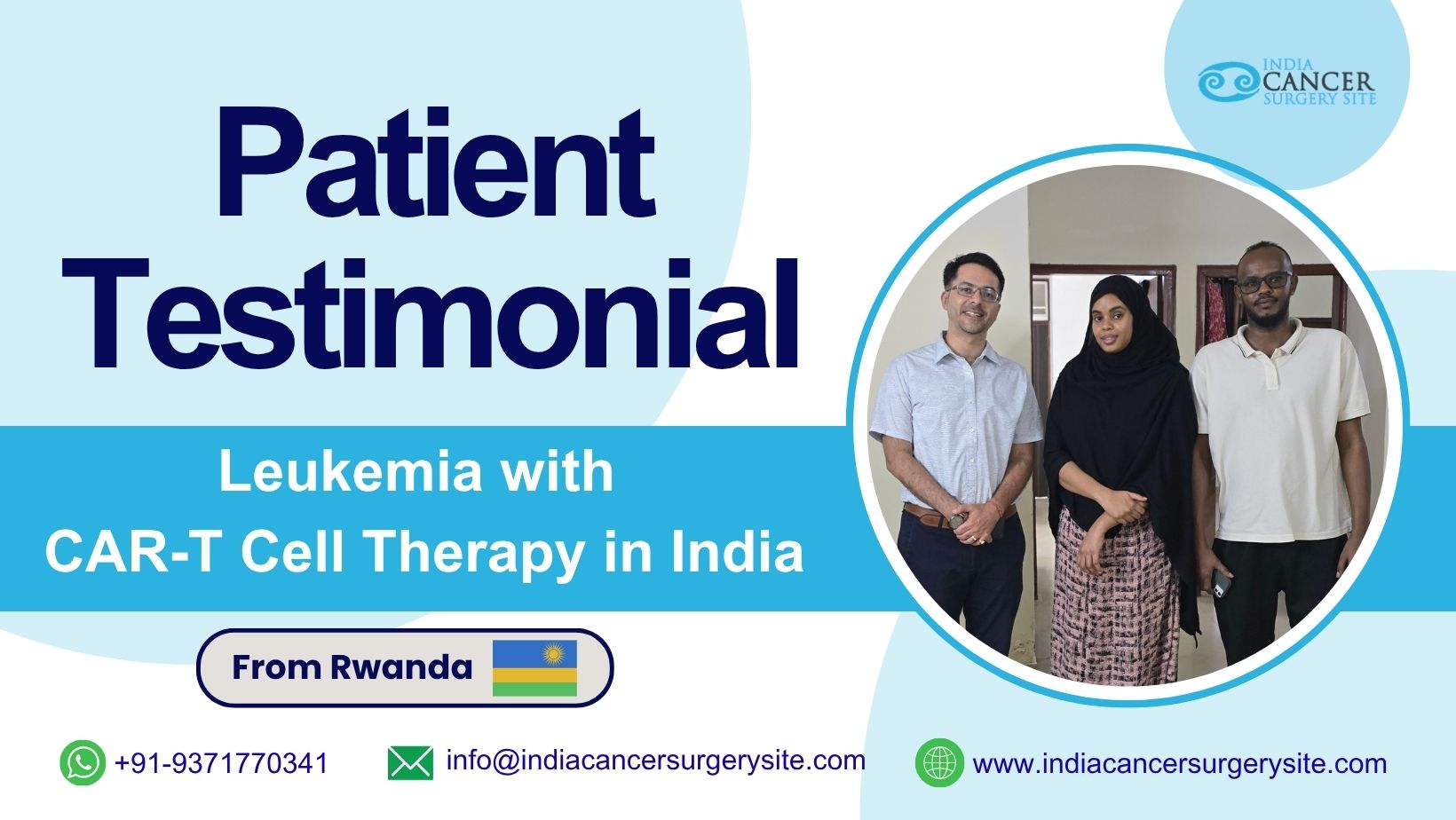 Rwandan Patient Successfully Treats Leukemia with CAR-T Cell Therapy in India